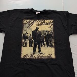Vintage Puff Daddy No Way Out Album Tour Black T-Shirt